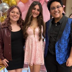 Lulu's Pink Lace Dress